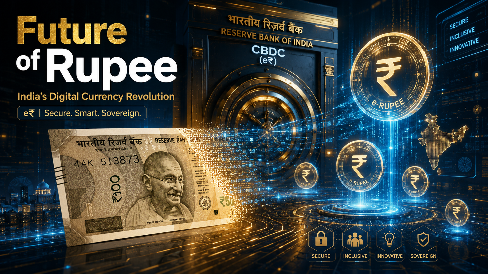 UPI के बाद अब e-Rupee: भारत का डिजिटल पब्लिक इंफ्रास्ट्रक्चर आपकी ज़िंदगी पर क्या इफ़ेक्ट डालेगा?