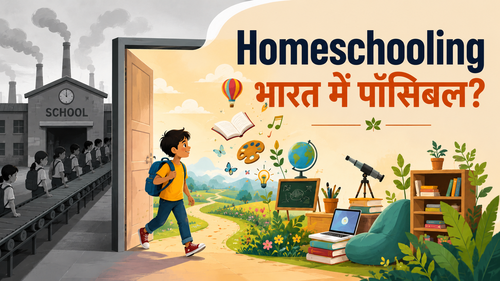 ट्रेडिशनल स्कूल या होमस्कूलिंग: इंडियन पैरेंट्स के लिए कौन सा ऑप्शन है बेस्ट?